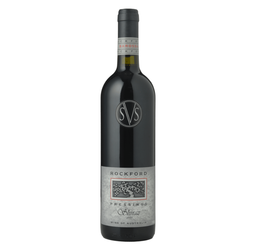 1999 Rockford SVS Pressings Barossa Valley Shiraz red wine bottle