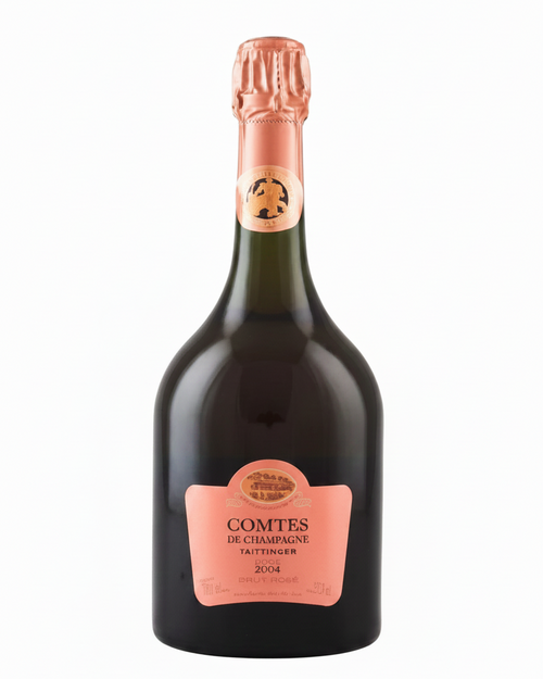 2004 Taittinger Comtes de Champagne Rosé prestige cuvée bottle