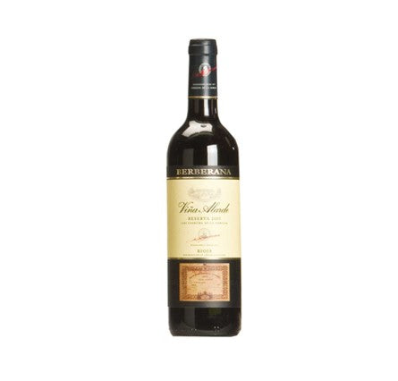 2014 Vina Alarde Berberana Reserva Rioja Tempranillo red wine bottle
