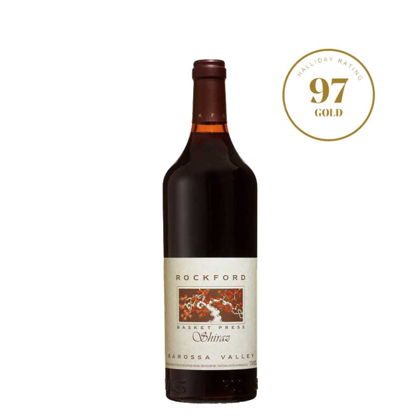 2015 Rockford Basket Press Barossa Valley Shiraz red wine bottle