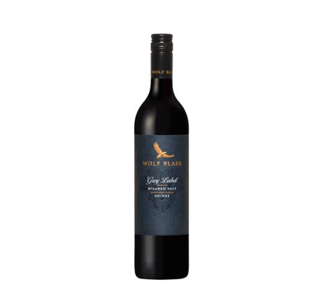 2016 Wolf Blass Grey Label McLaren Vale Shiraz red wine bottle