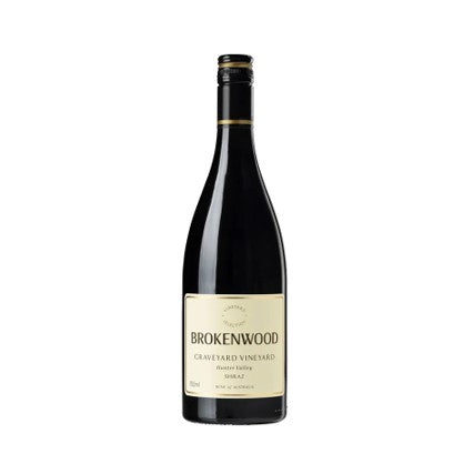 2017 Brokenwood Graveyard Vineyard Hunter Valley Shiraz red wine bottle