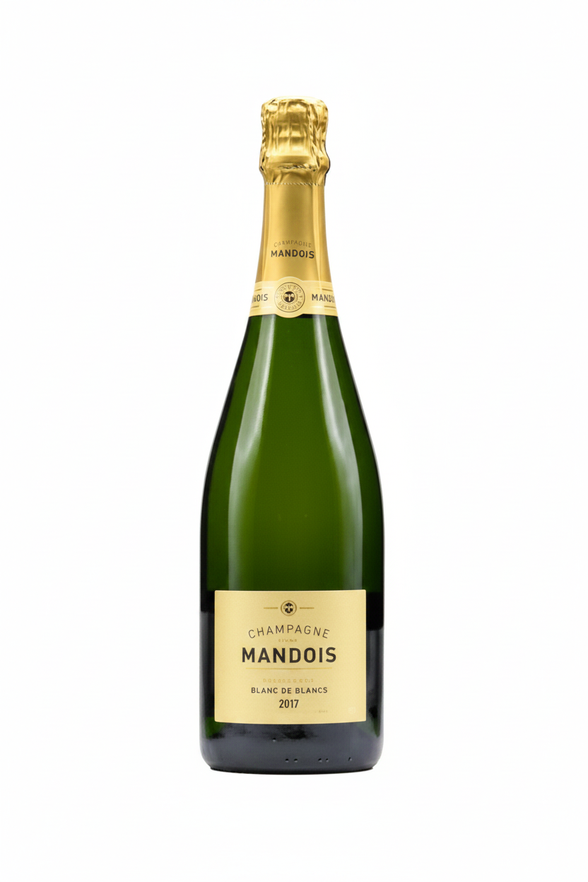 2017 Mandois Blanc de Blancs Premier Cru Brut Vintage Champagne France wine bottle