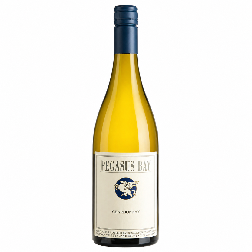 2017 Pegasus Bay Chardonnay white wine bottle