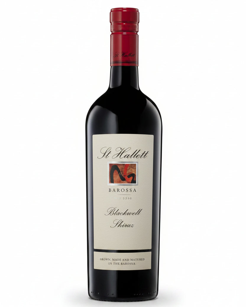 2018 St Hallett Blackwell Barossa Valley Shiraz red wine bottle