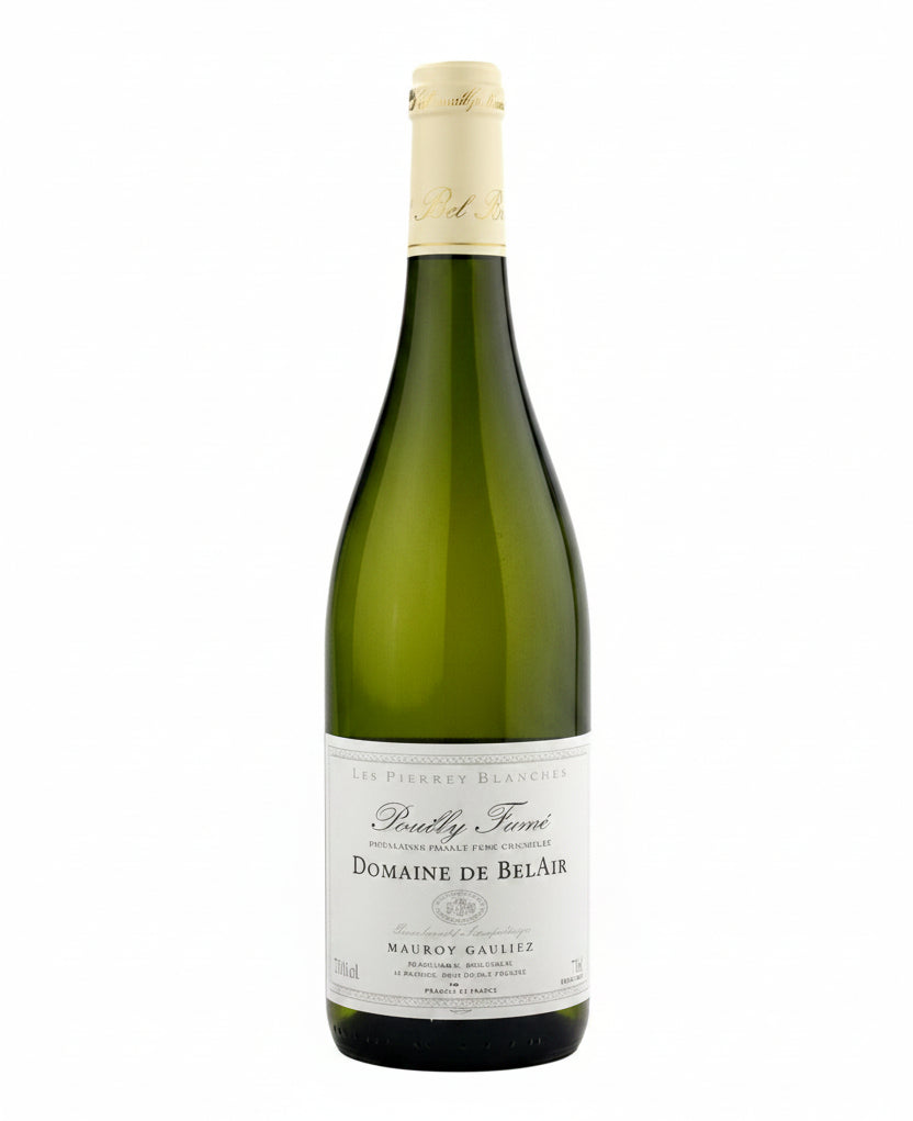 2019 Domaine De BelAir Les Pierres Blanches Pouilly Fume Loire France Sauvignon Blanc white wine bottle