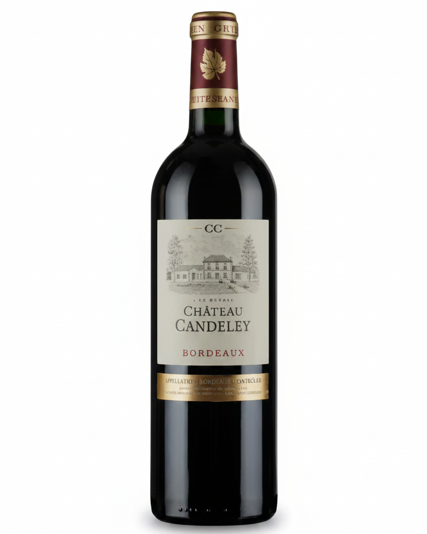 2020 Château Candeley red wine bottle