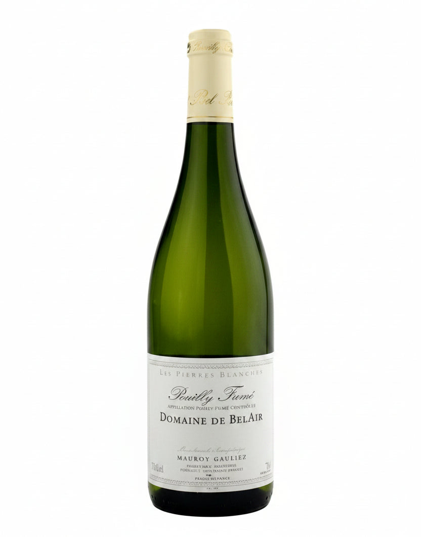 2020 Domaine De BelAir Les Pierres Blanches Pouilly Fume Loire France Sauvignon Blanc white wine bottle
