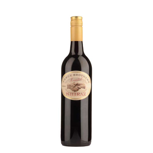 2020 Three Brothers Reunited Shiraz red wine bottle