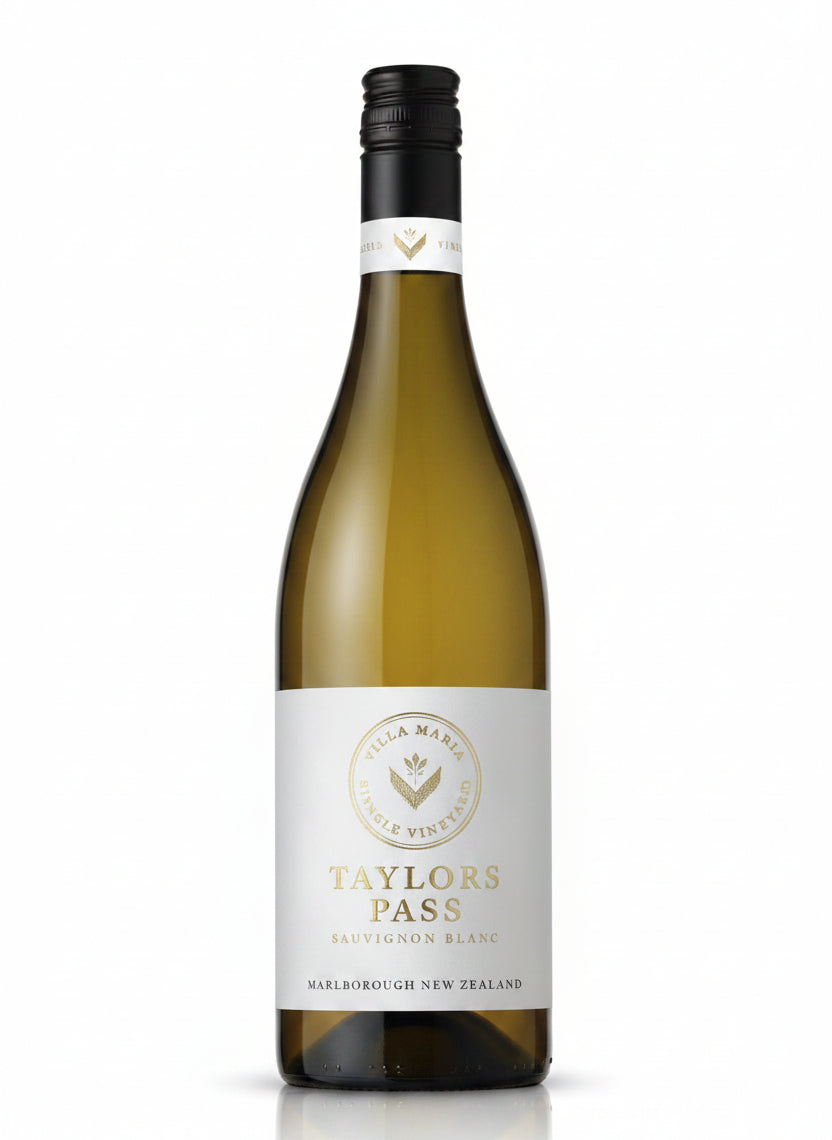 2020 Villa Maria Single Vineyard Taylors Pass Marlborough Sauvignon Blanc New Zealand white wine bottle