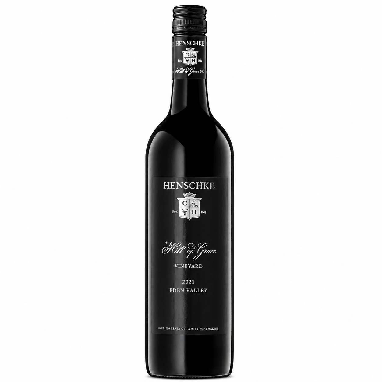2021 Henschke Hill of Grace Eden Valley Shiraz red wine bottle