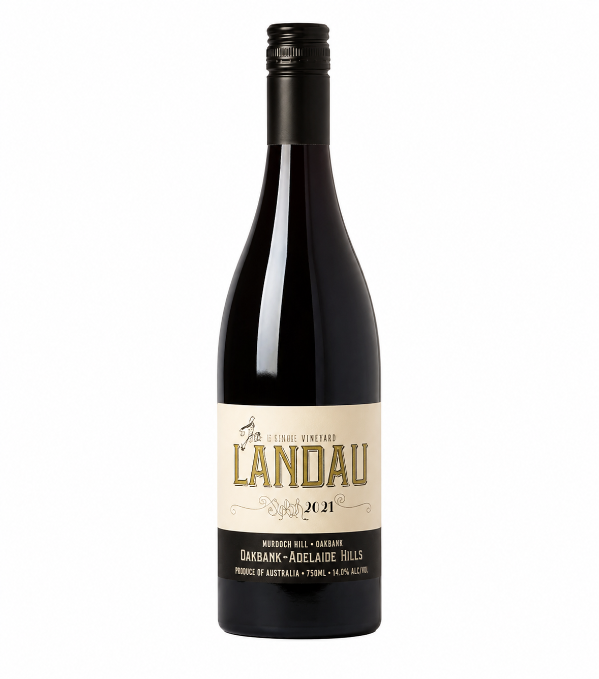 2021 Murdoch Hill The Landau Single Vineyard Oakbank Syrah red wine bottle