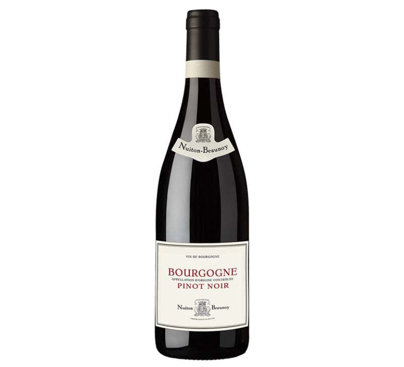 2021 Nuiton-Beaunoy Bourgogne Pinot Noir red wine bottle