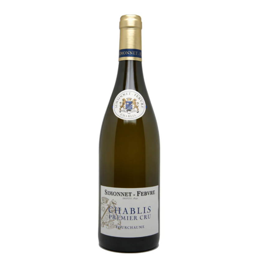 2021 Simonnet-Febvre Premier Cru Fourchaume Chablis white wine bottle