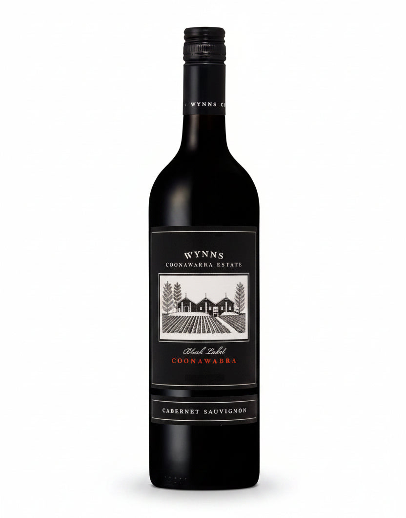 2021 Wynns Coonawarra Black Label Cabernet Sauvignon red wine bottle