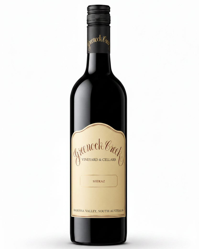 2021 Greenock Creek Barossa Valley Shiraz red wine bottle