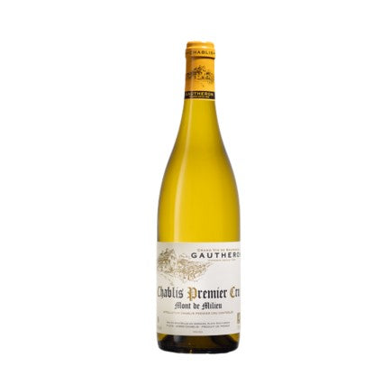 2022 Domaine Gautheron Chablis Premier Cru Mont de Milieu white wine bottle