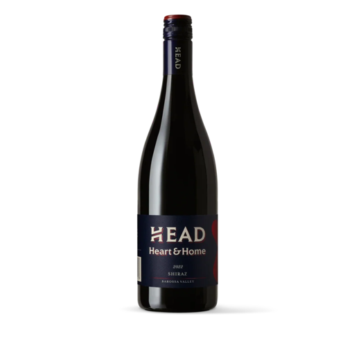 2022 Head Heart & Home Shiraz red wine bottle