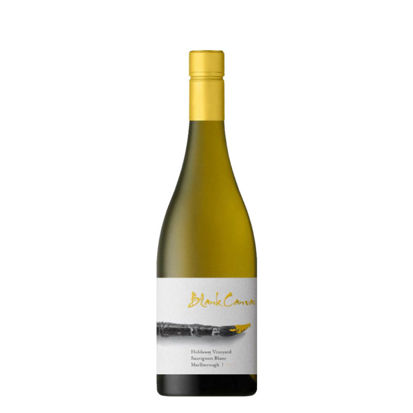 2023 Blank Canvas Holdaway Marlborough Sauvignon Blanc New Zealand white wine bottle
