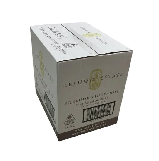 Leeuwin Estate Prelude Vineyards wine box on a white background