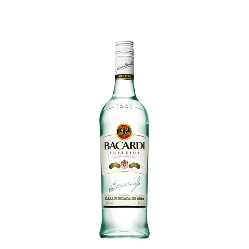 Bacardi White Rum 1 Litre