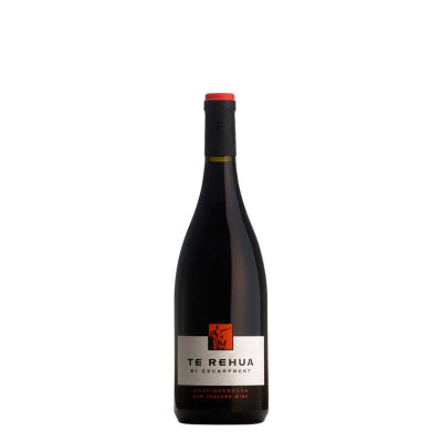 Wine bottle with 'Te Rehua' label on a white background
