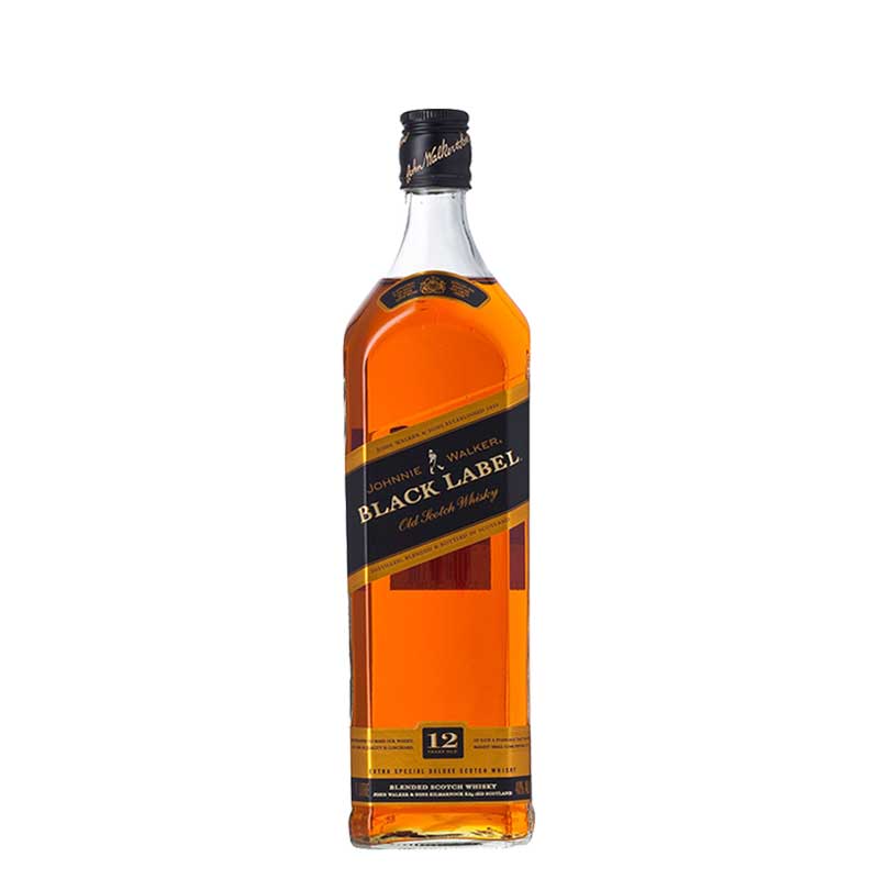 Johnnie Walker Black Label Scotch Whisky 1 Litre