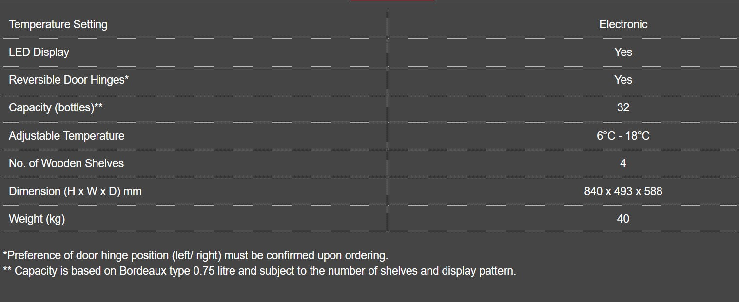 Vintec Classic Series VWS035SCA-X