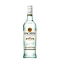 Bacardi White Rum 1 Litre Cuban-style light rum bottle