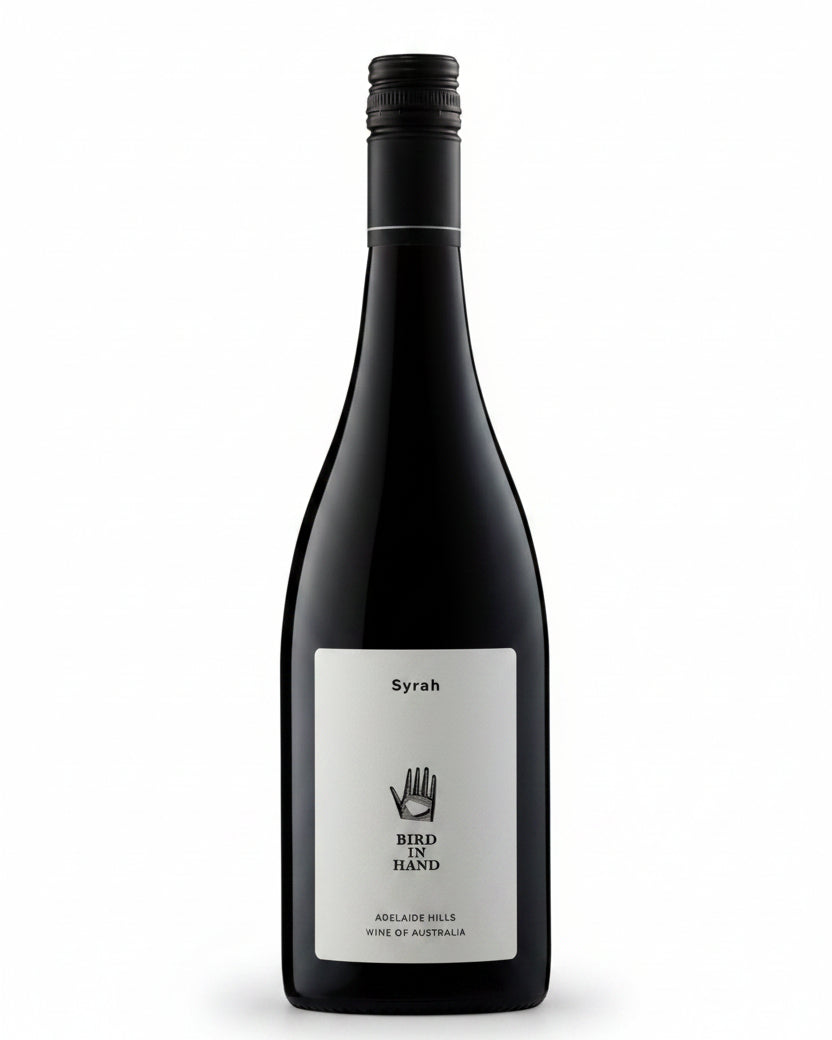 2018 Bird in Hand Adelaide Hills Syrah red wine bottle