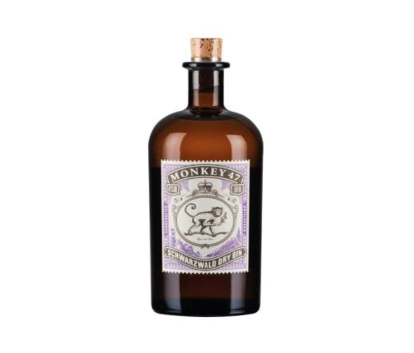 Black Forest Distillers Monkey 47 Schwarzwald Dry Gin 500ml German craft gin bottle