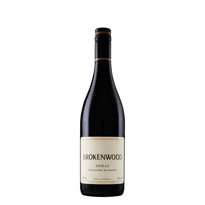 Brokenwood Hunter Valley Shiraz red wine bottle