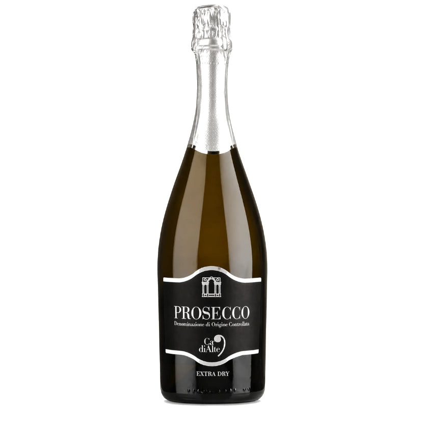 Ca'di Alte Prosecco Extra Dry DOC Colli Berici Veneto Italy sparkling wine bottle