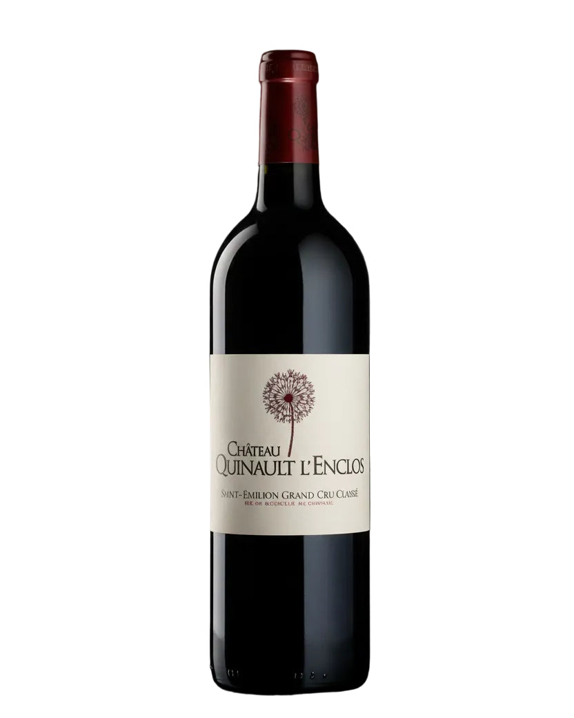 2017 Château Quinault L'Enclos Saint-Émilion Grand Cru Classé red wine bottle