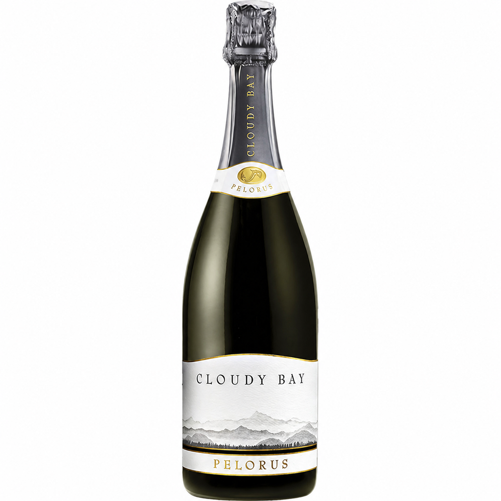 Cloudy Bay Pelorus Brut NV Marlborough New Zealand sparkling wine bottle