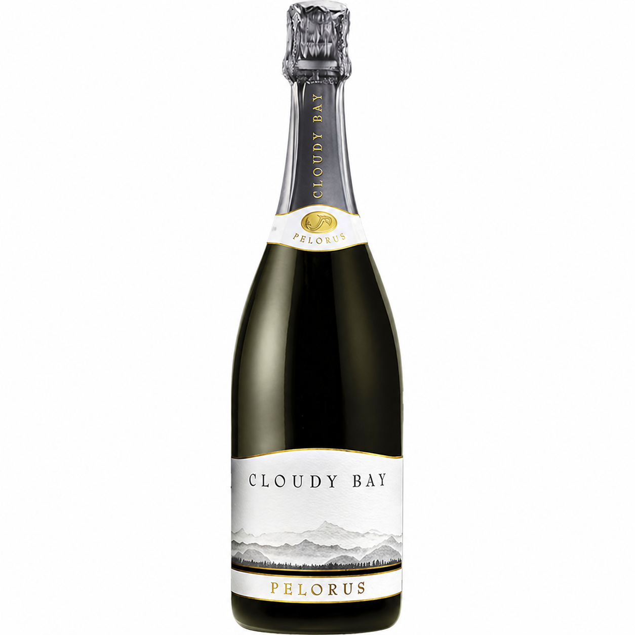 Cloudy Bay Pelorus Brut NV Marlborough New Zealand sparkling wine bottle