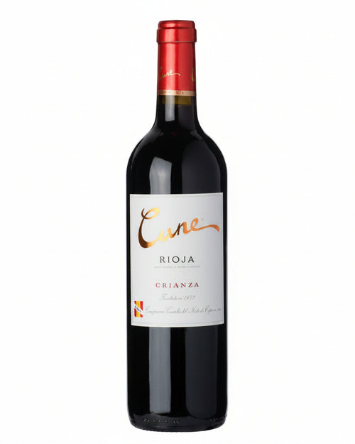 2015 CVNE Cune Crianza Rioja DOCa Tempranillo red wine bottle
