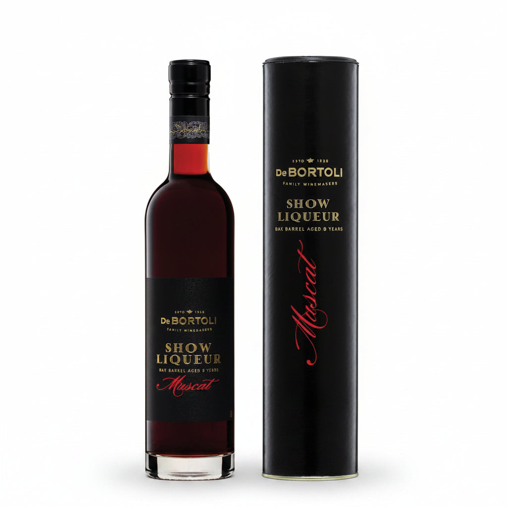 De Bortoli Show Liqueur Muscat 500ml Rutherglen Australia fortified dessert wine bottle