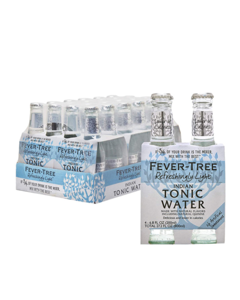 Fever Tree Refreshingly Light Indian Tonic Water 200ml x 24