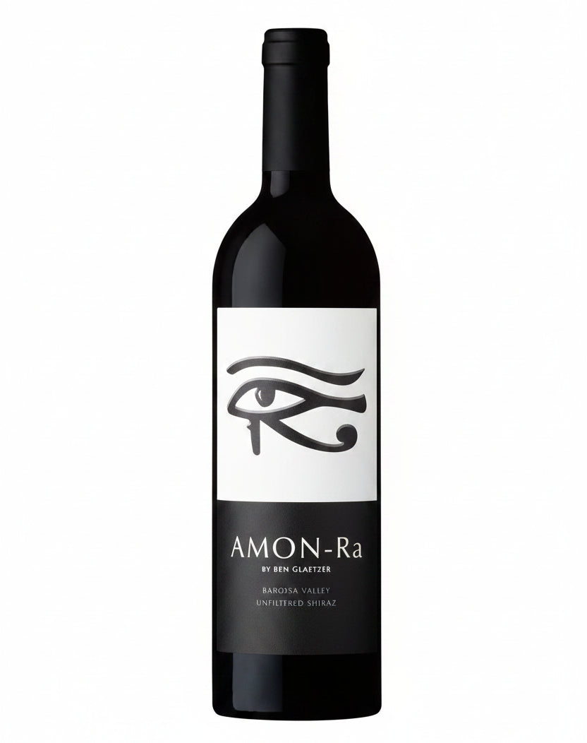2022 Glaetzer Amon Ra Barossa Valley Unfiltered Shiraz red wine bottle