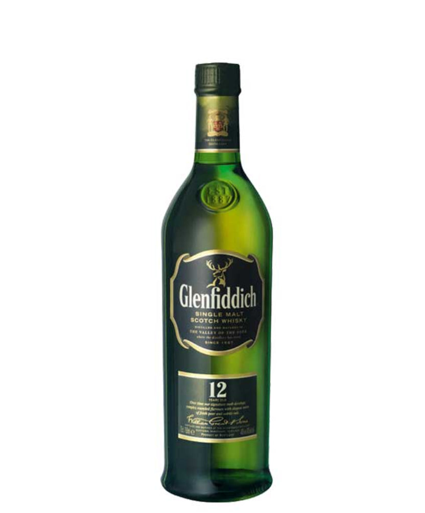 Glenfiddich 12 Year Single Malt Scotch Whisky 700ml Speyside bottle