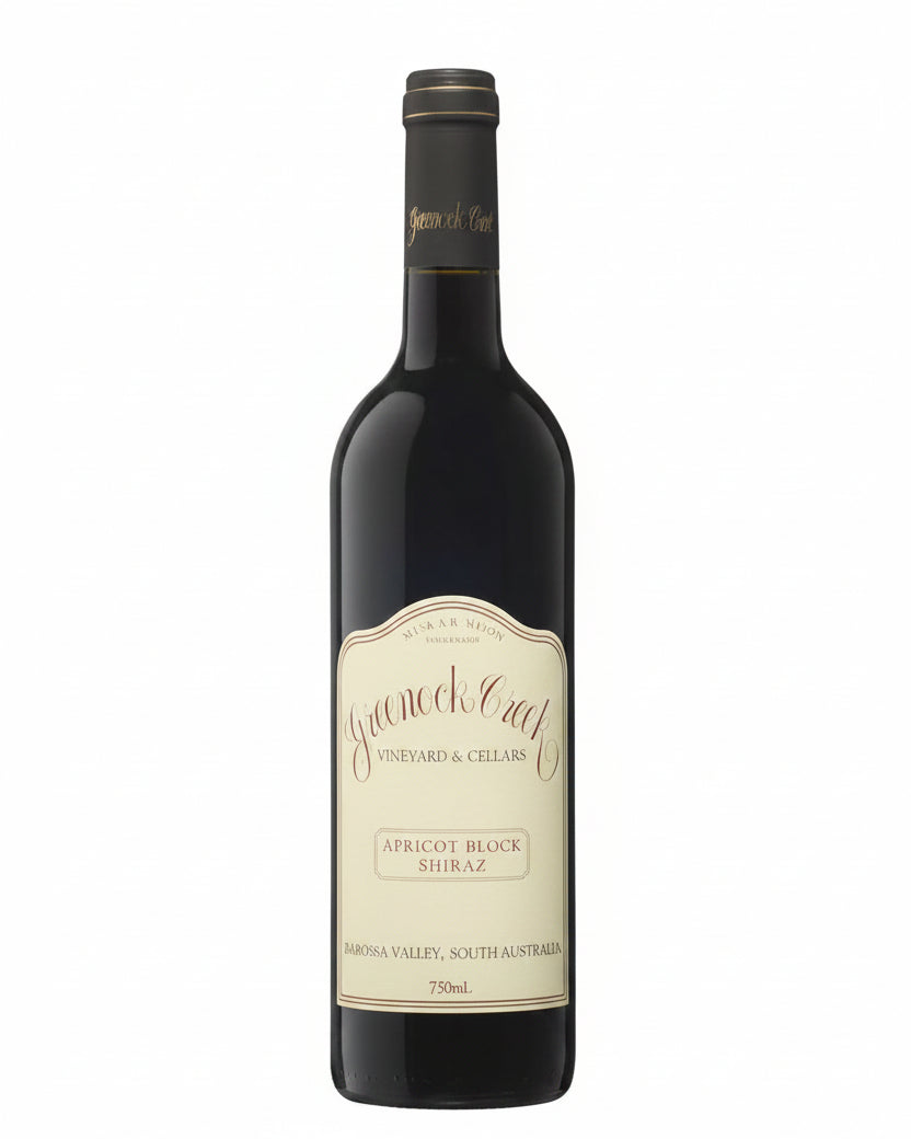 2021 Greenock Creek Apricot Block Barossa Valley Shiraz red wine bottle