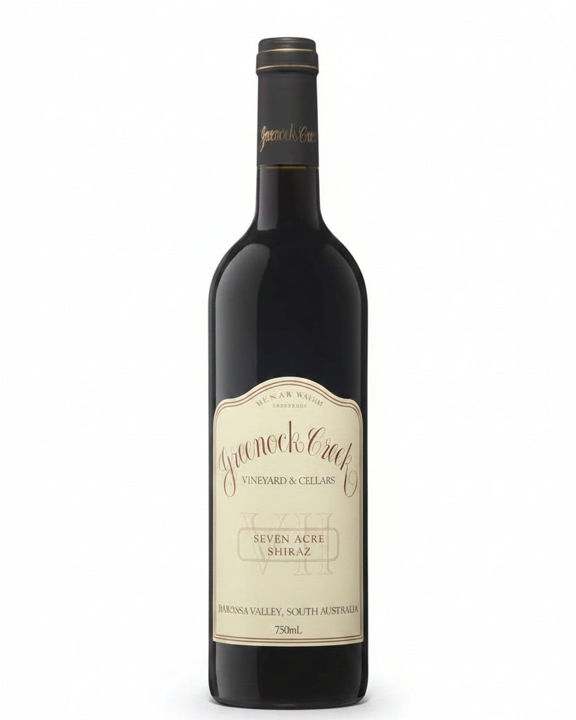 2005 Greenock Creek Seven Acre Barossa Valley Shiraz red wine bottle