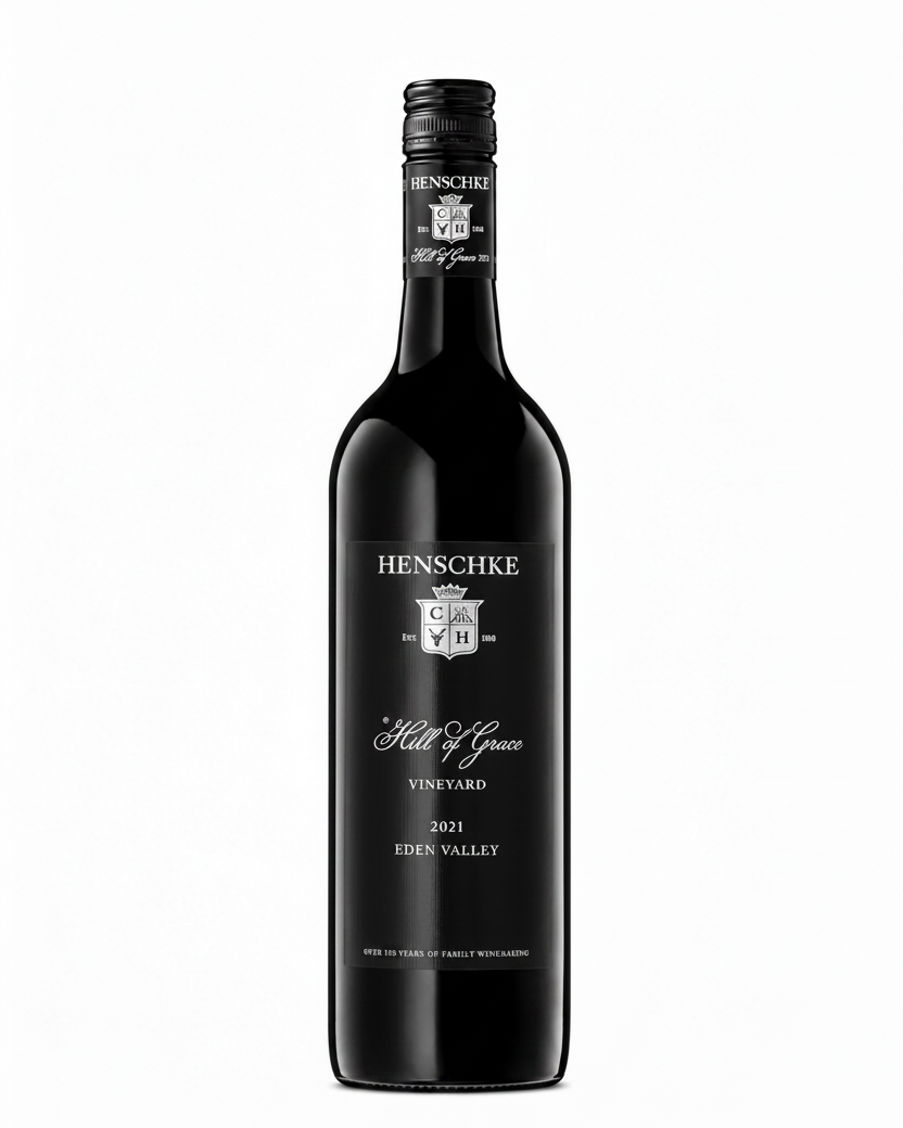 2021 Henschke Hill of Grace Eden Valley Shiraz red wine bottle