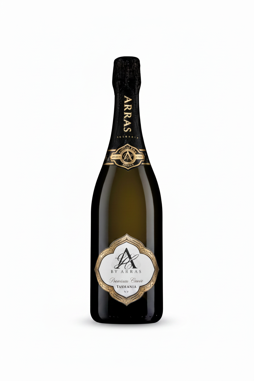 House of Arras A by Arras Premium Cuvee Sparkling NV Tasmania Australia sparkling wine bottle