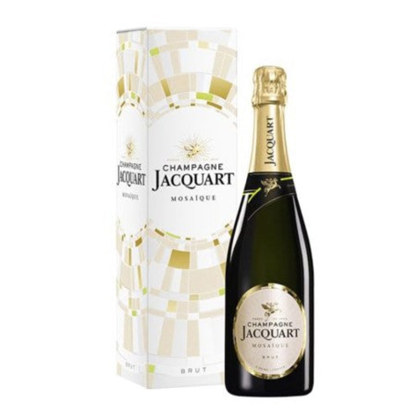 Jacquart Mosaique Brut NV with Gift Box Champagne France wine bottle