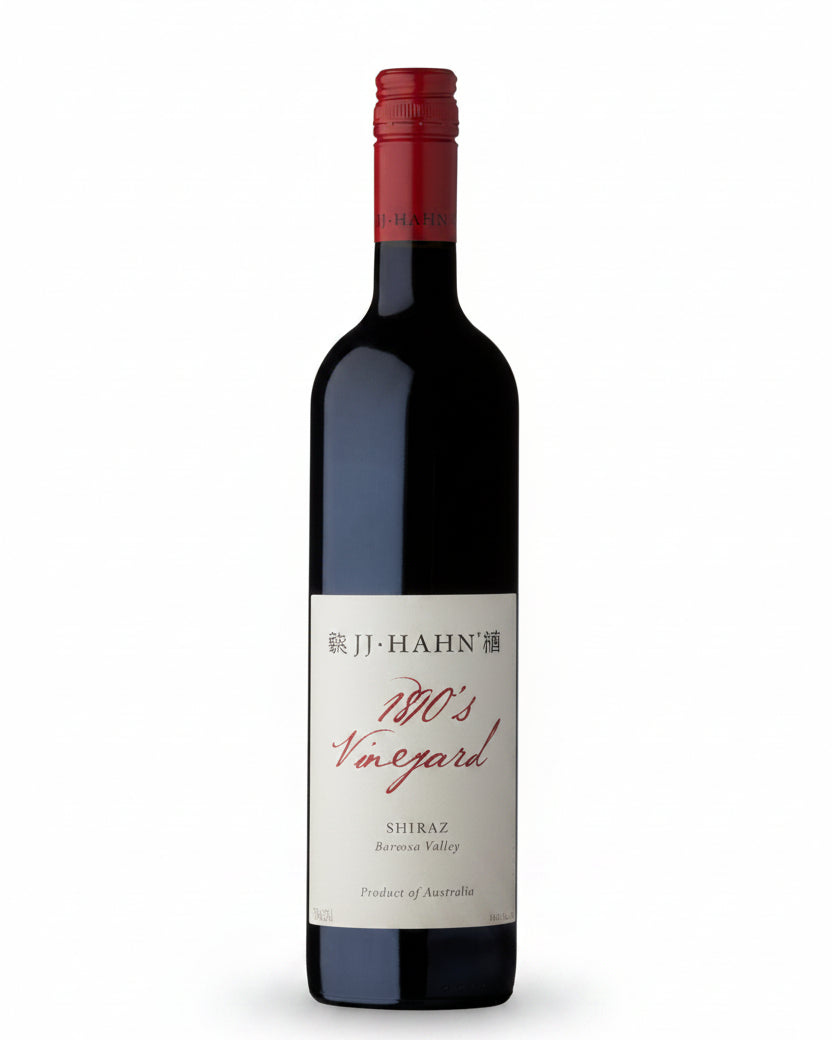 2016 JJ Hahn 1890's Vineyard Barossa Valley Shiraz red wine bottle