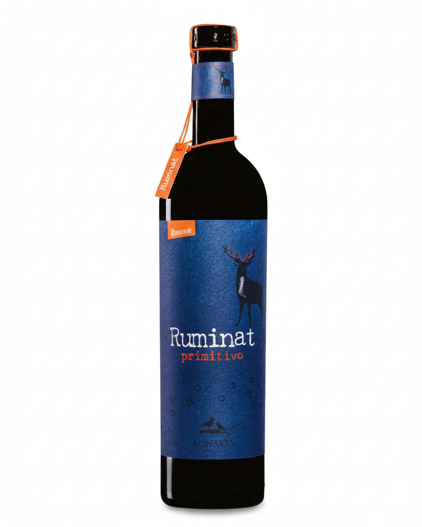 2021 Lunaria Orsogna Ruminat Primitivo IGT red wine bottle