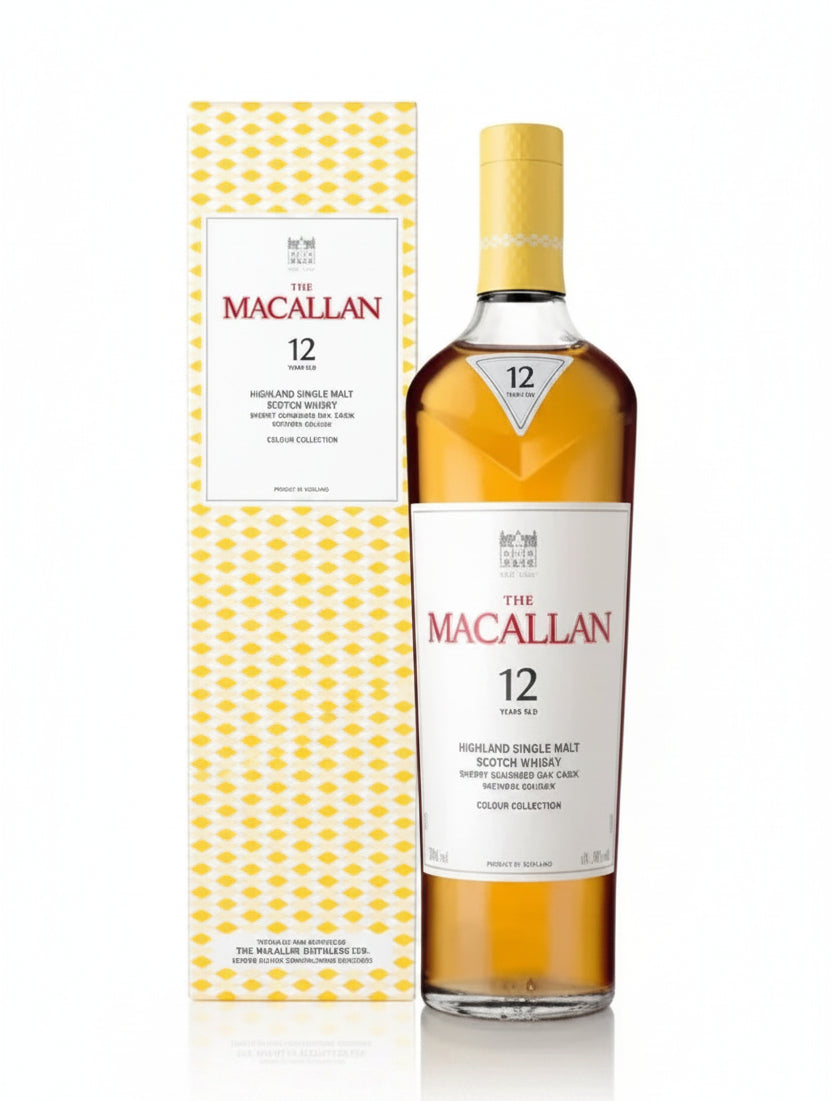 Macallan 12 Years Sherry Seasoned Oak Single Malt Scotch Whisky 700ml Speyside bottle
