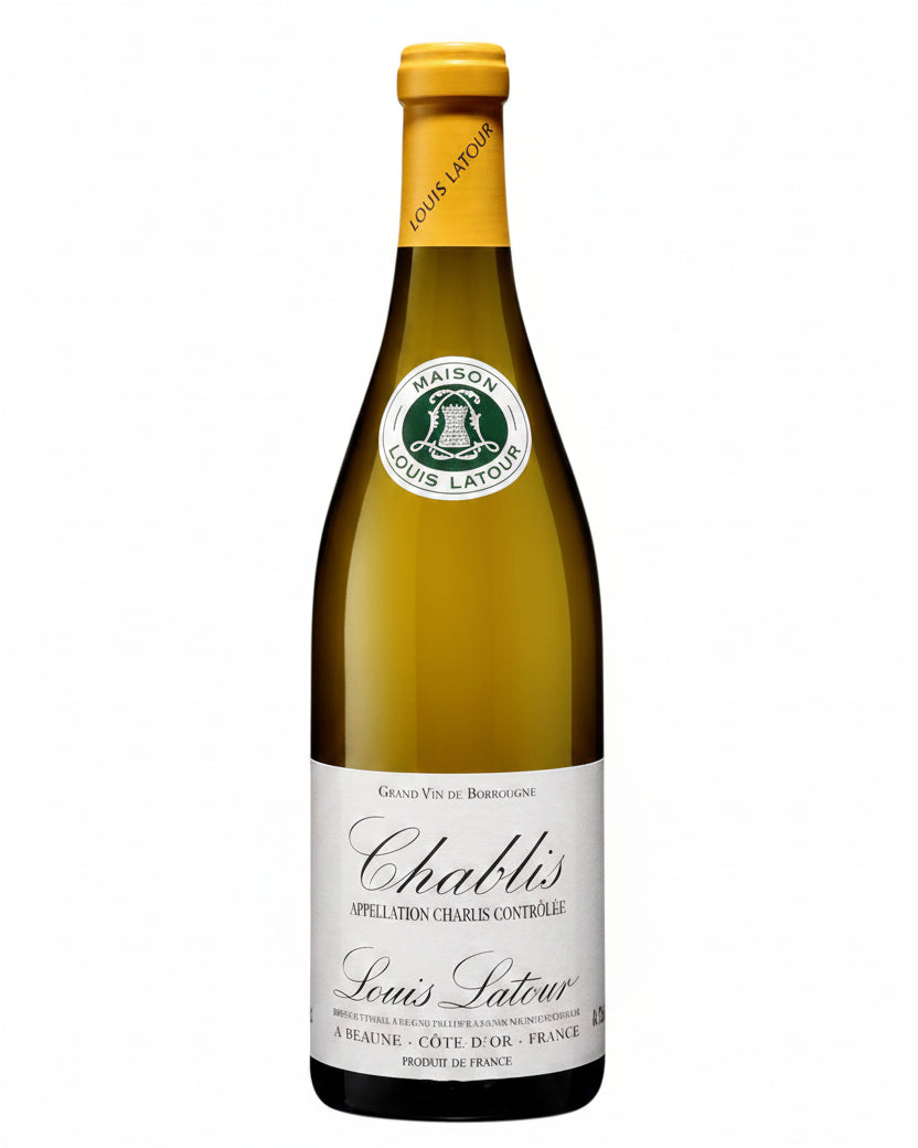 2022 Maison Louis Latour Chablis white Burgundy wine bottle